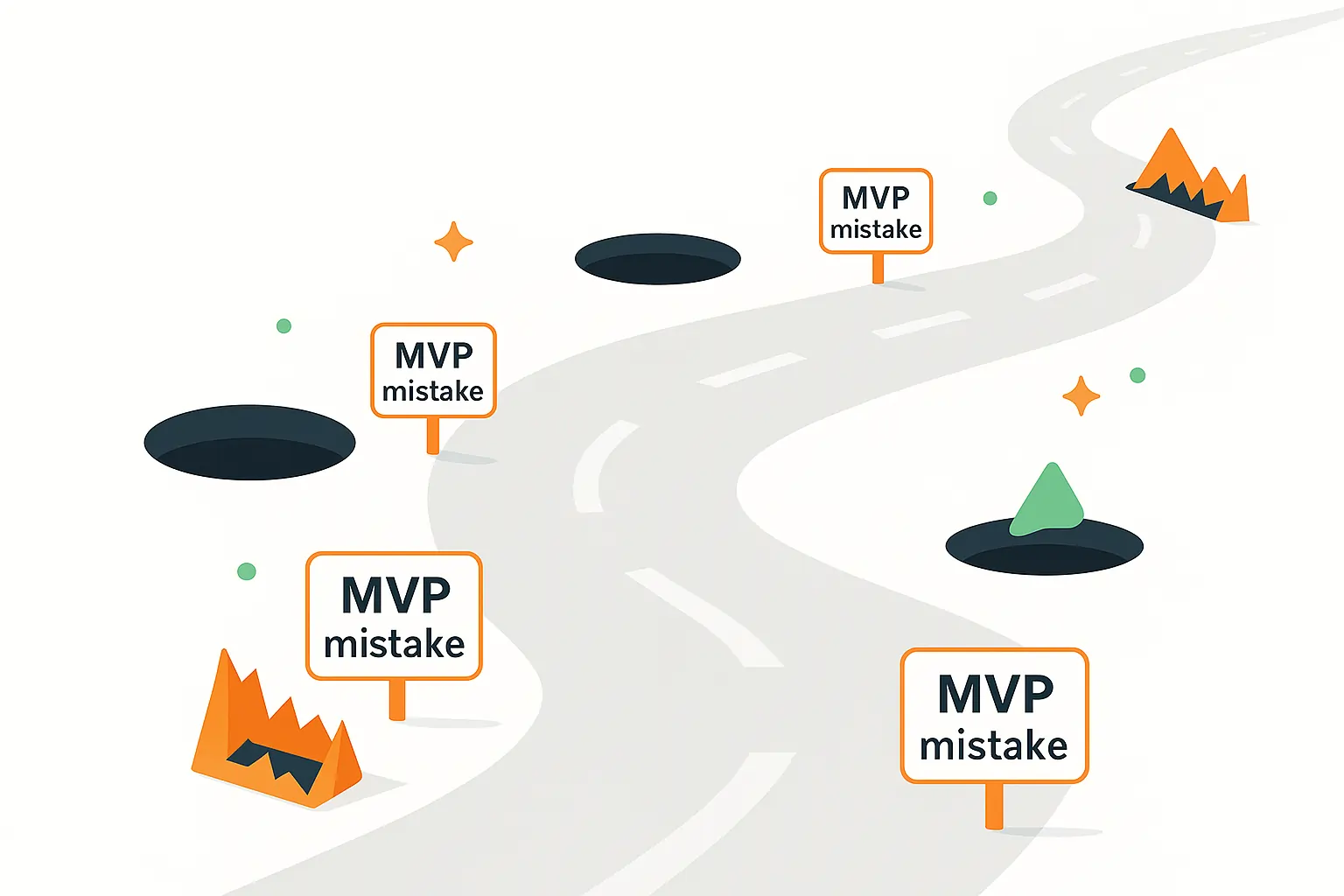 10 vanlige feil i MVP-utvikling (og hvordan du kan unngå dem)